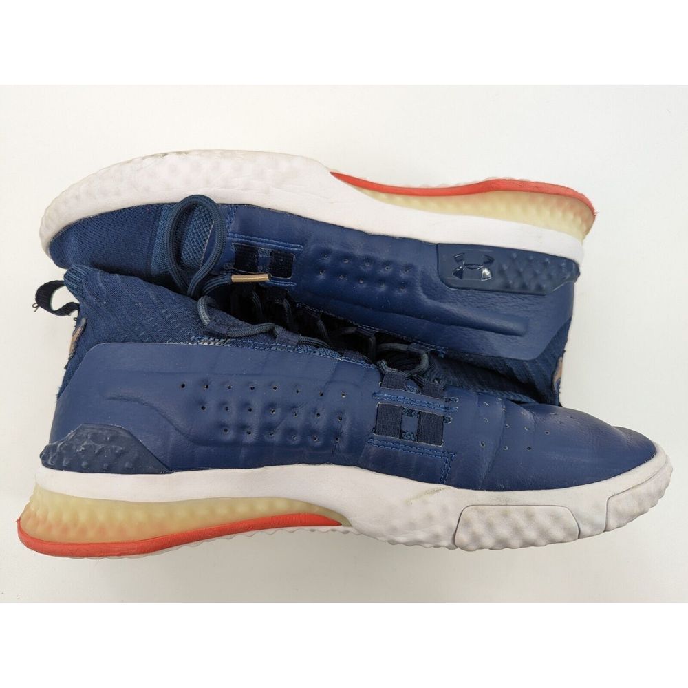 Under Armour Project Rock 1 Navy Blue Marine Training Shoes, Men's 12.5 - Picture 6 of 13